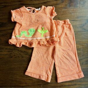 Caterpillar WORM SET Super Retro Vintage 70s hippie baby girl